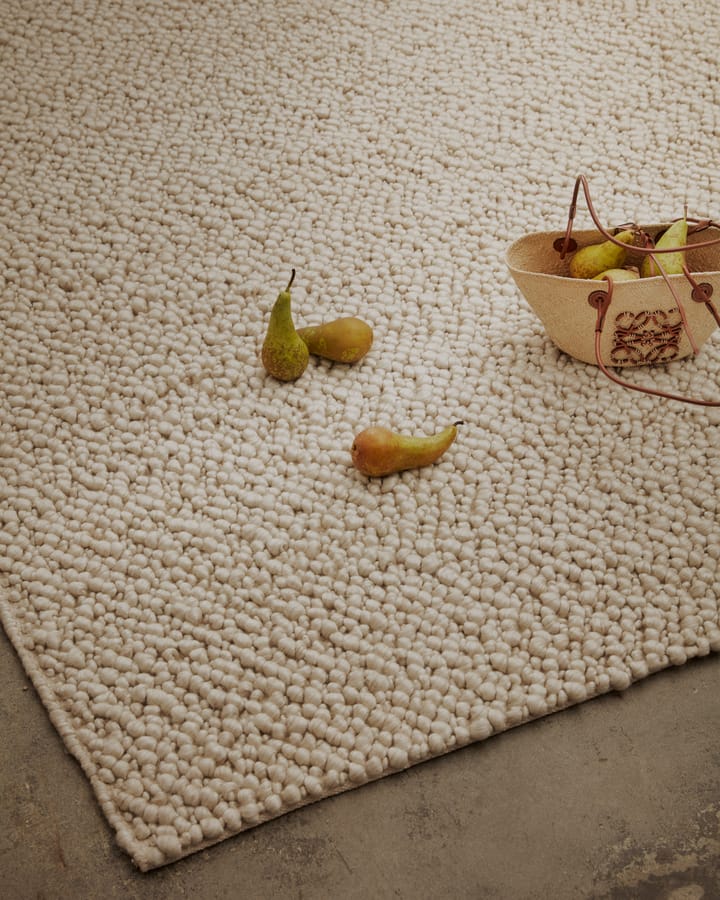 Andersdotter wollen vloerkleed 170x240 cm, Beige-offwhite Tinted