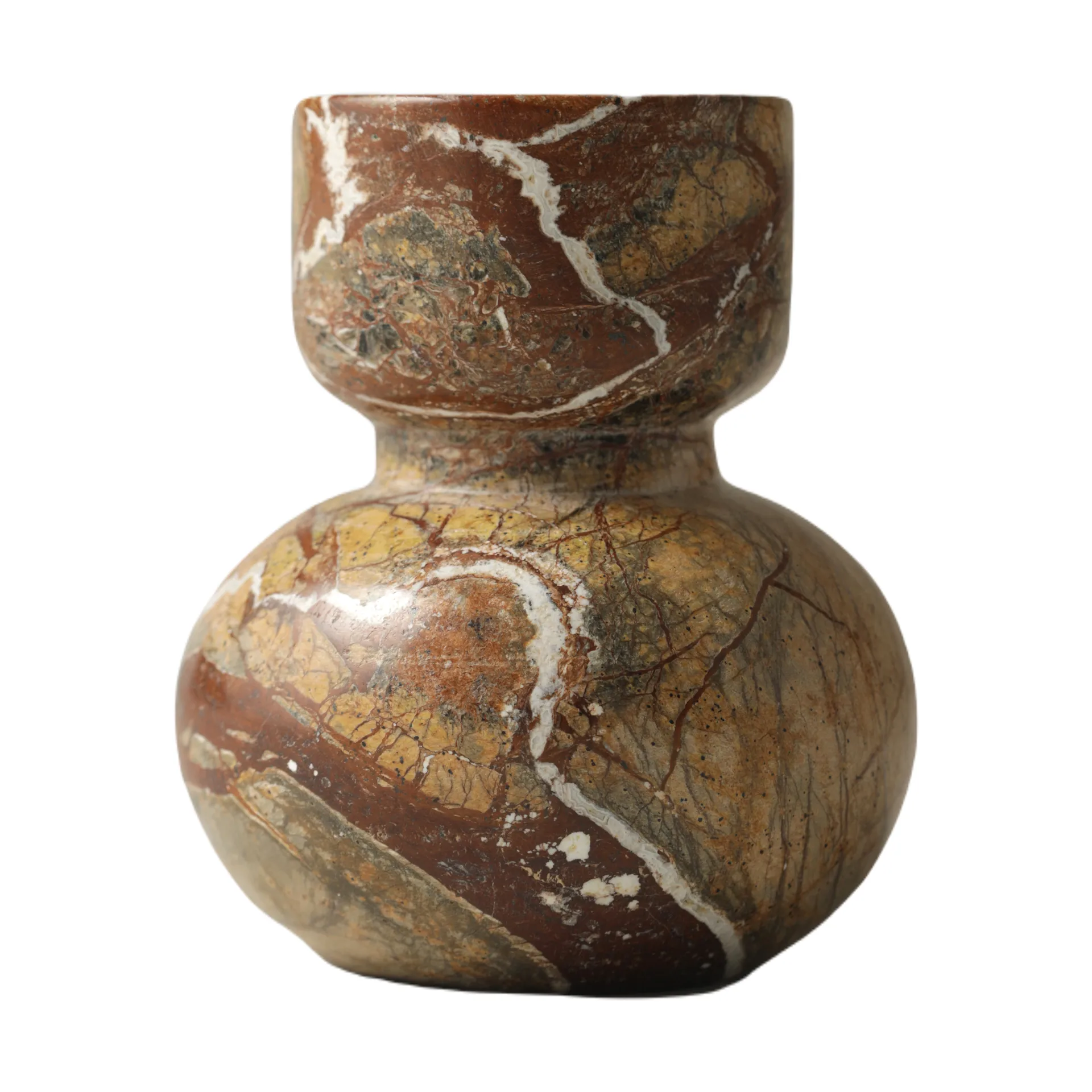 Asker kandelaar 10 cm, Red Tinted