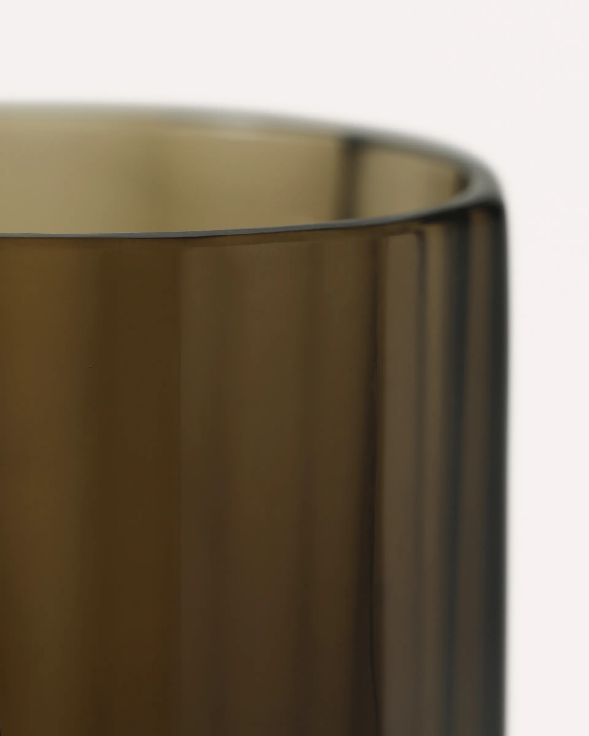 Aspelin lantaarn Ø8x11 cm, Brown Tinted