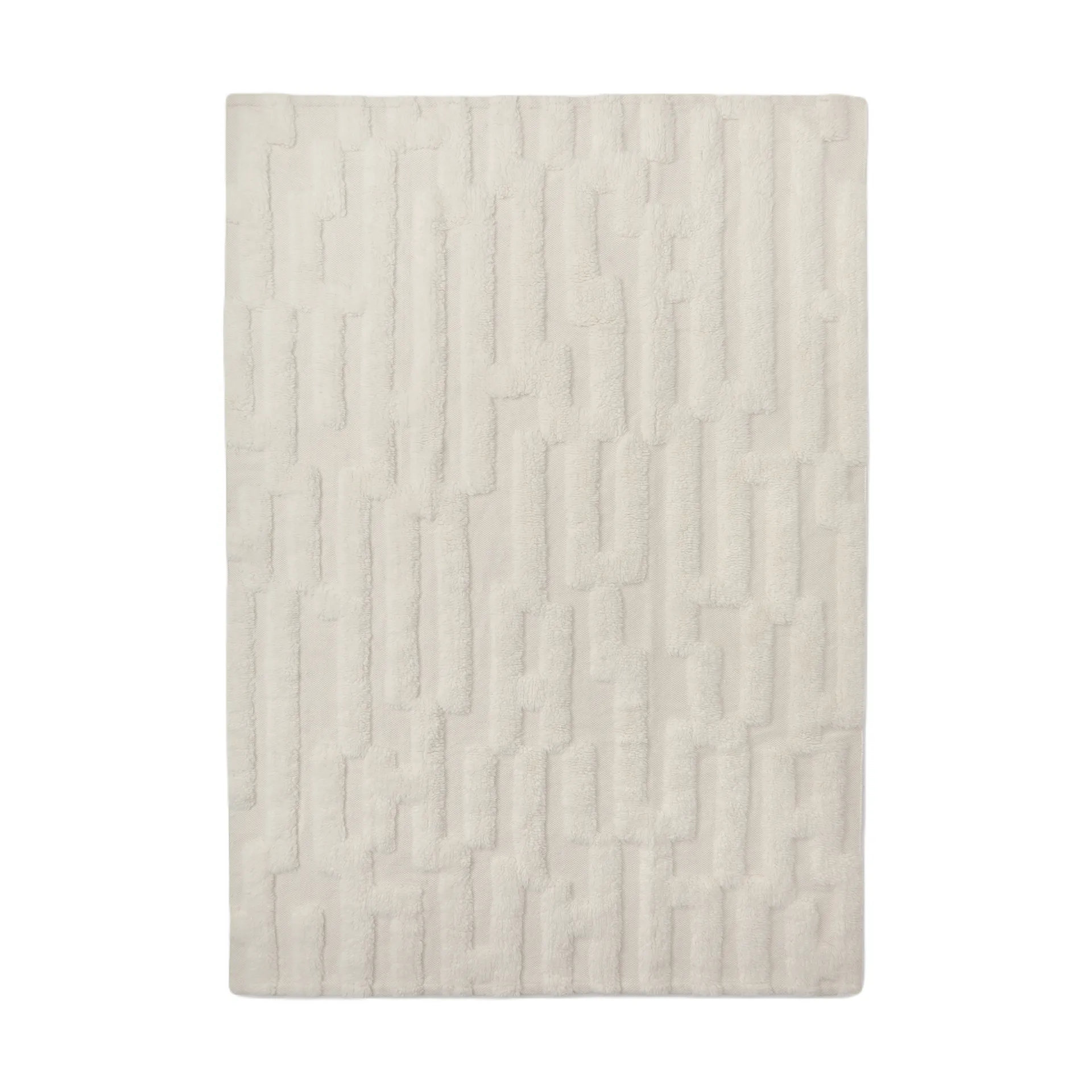 Bielke wollen vloerkleed 160x230 cm, Offwhite Tinted