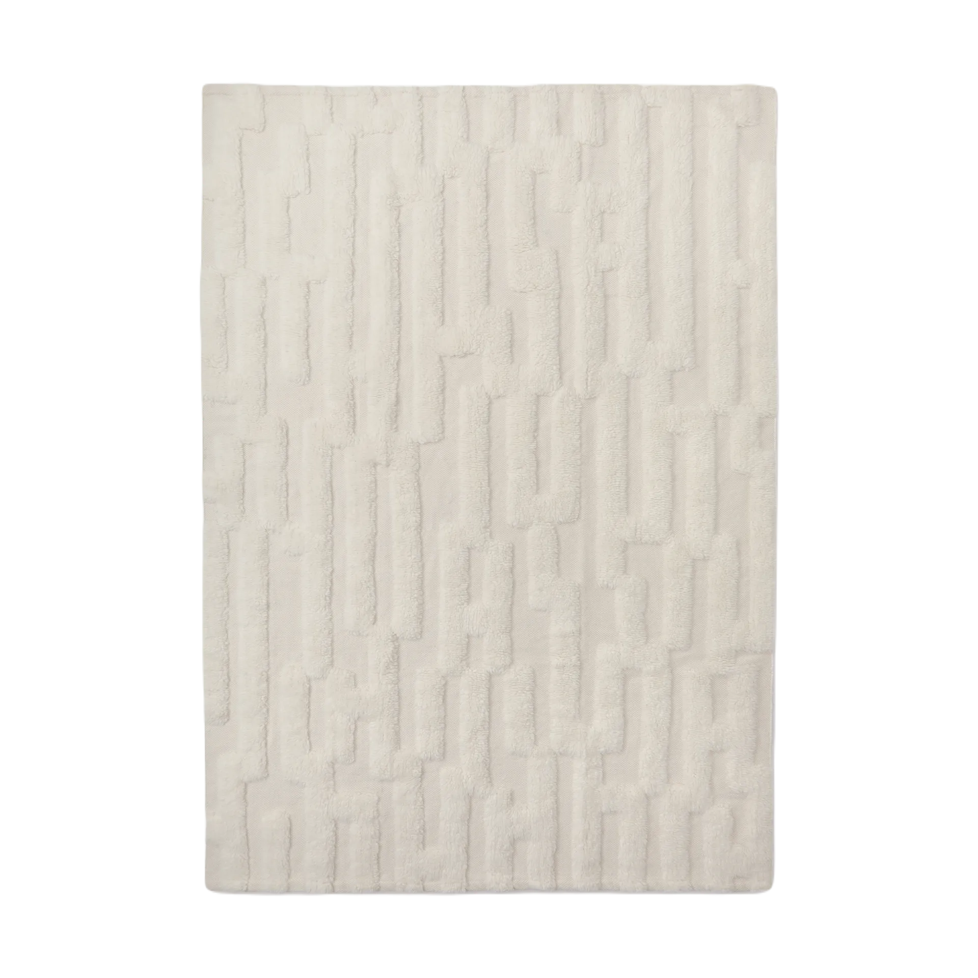 Bielke wollen vloerkleed 240x350 cm, Offwhite Tinted
