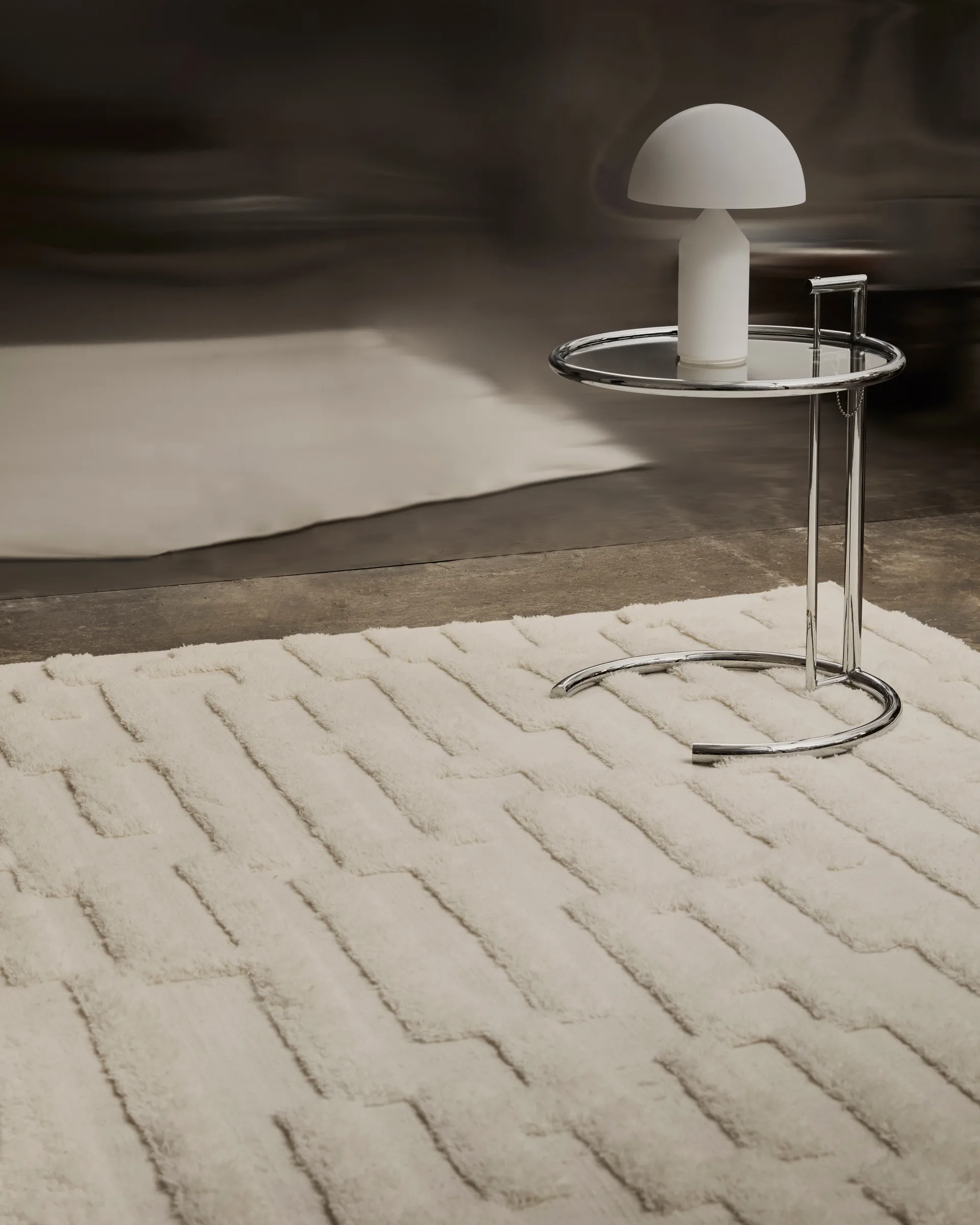 Bielke wollen vloerkleed 240x350 cm, Offwhite Tinted