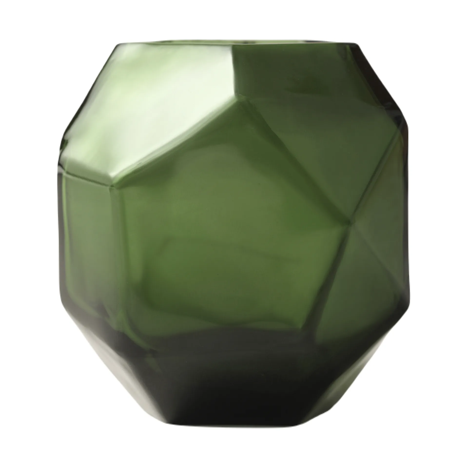 Bjork lantaarn Ø9x10 cm, Green Tinted