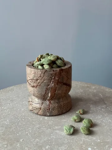 Dahl schaal - Red stone - Tinted