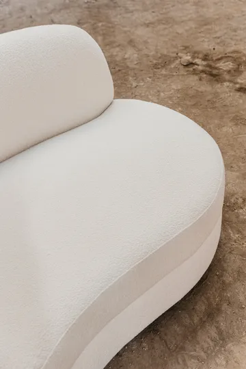 Delon bank - Bouclé off-white - Tinted