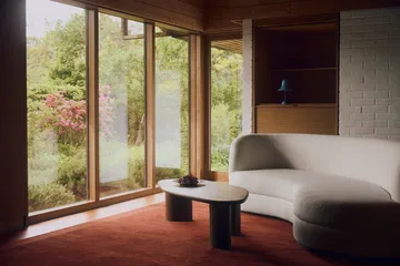 Delon bank - Bouclé off-white - Tinted