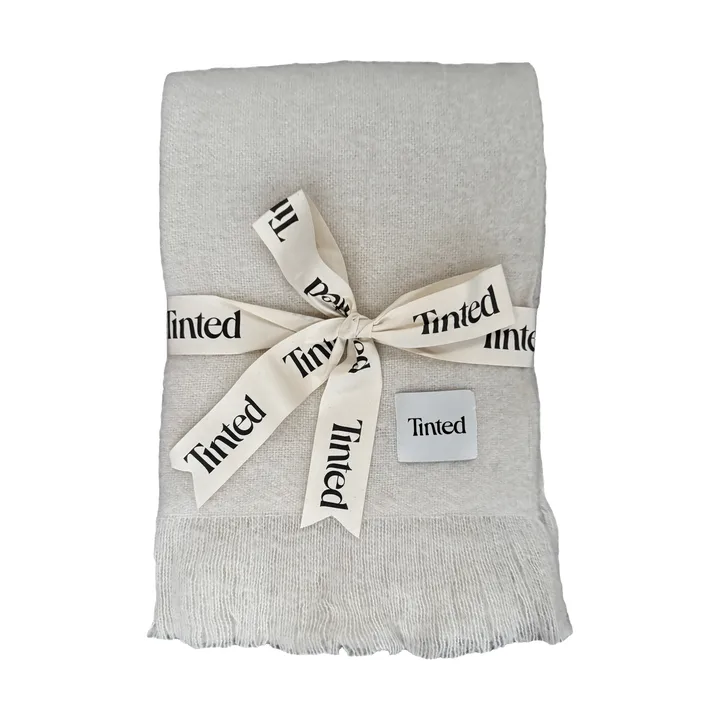Fingal woldeken - Solid off white-natural, 130x170 cm - Tinted