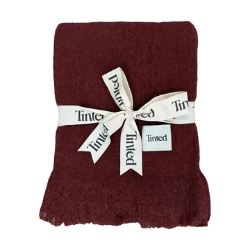 Fingal woldeken - Solid wine red, 130x170 cm - Tinted