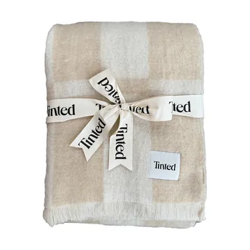 Hallin mohairdeken - Beige-off white, 130x170 cm - Tinted