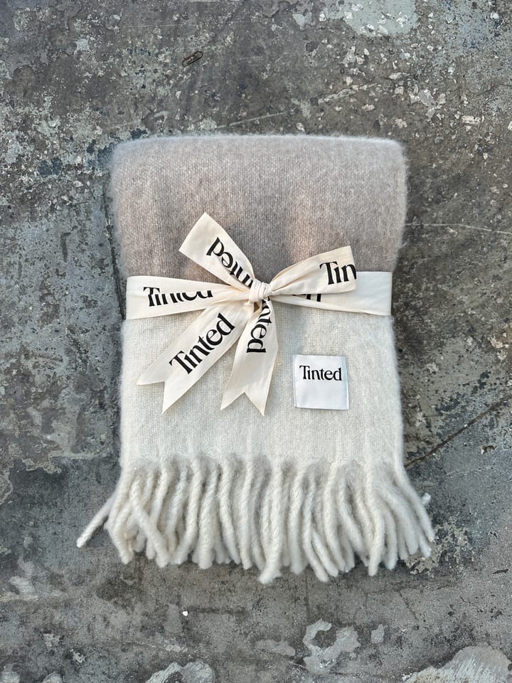 Hemple wollen plaid 130x170 cm, Beige-offwhite Tinted