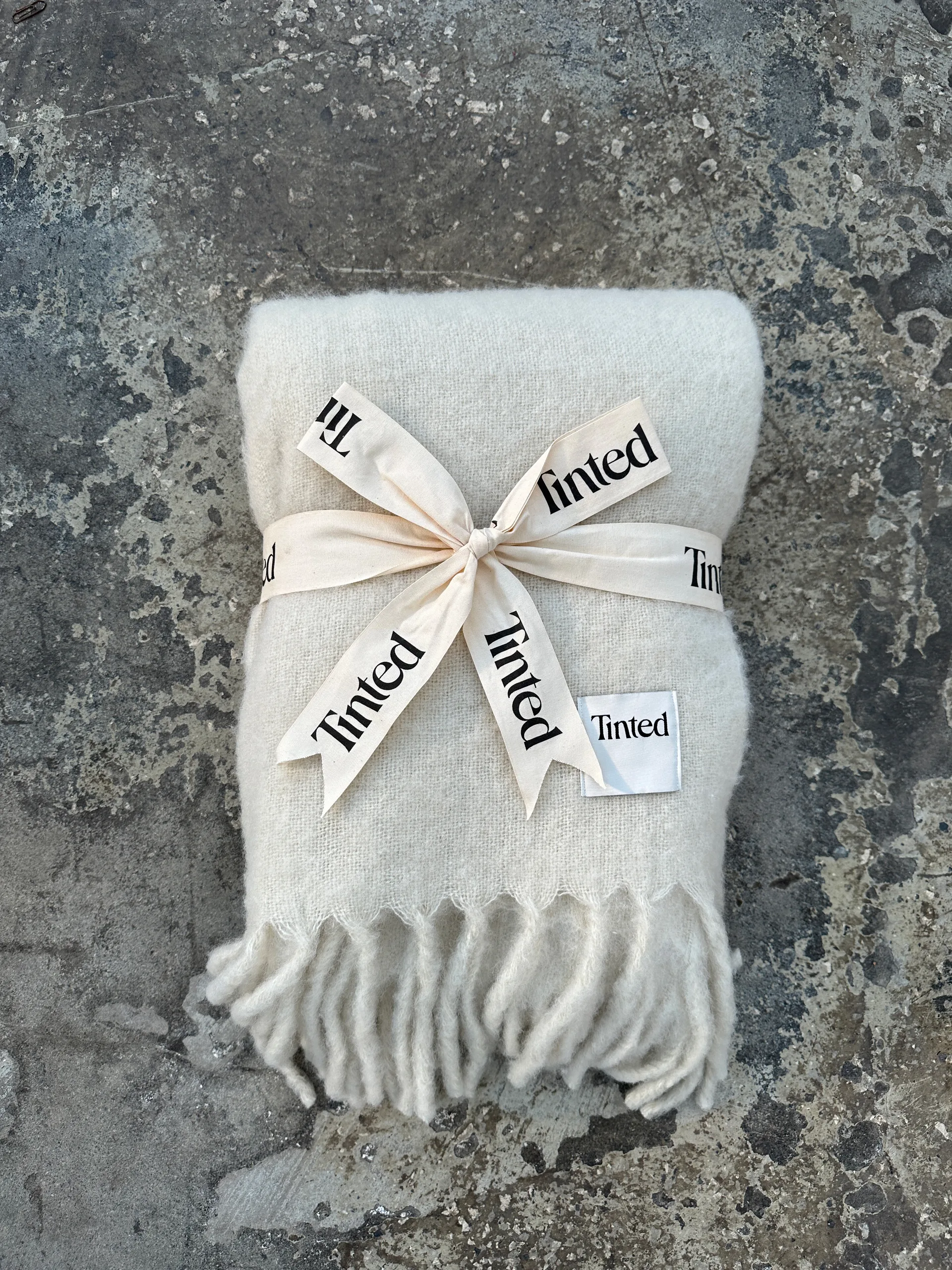 Jungberg wollen plaid 130x170 cm, Offwhite Tinted