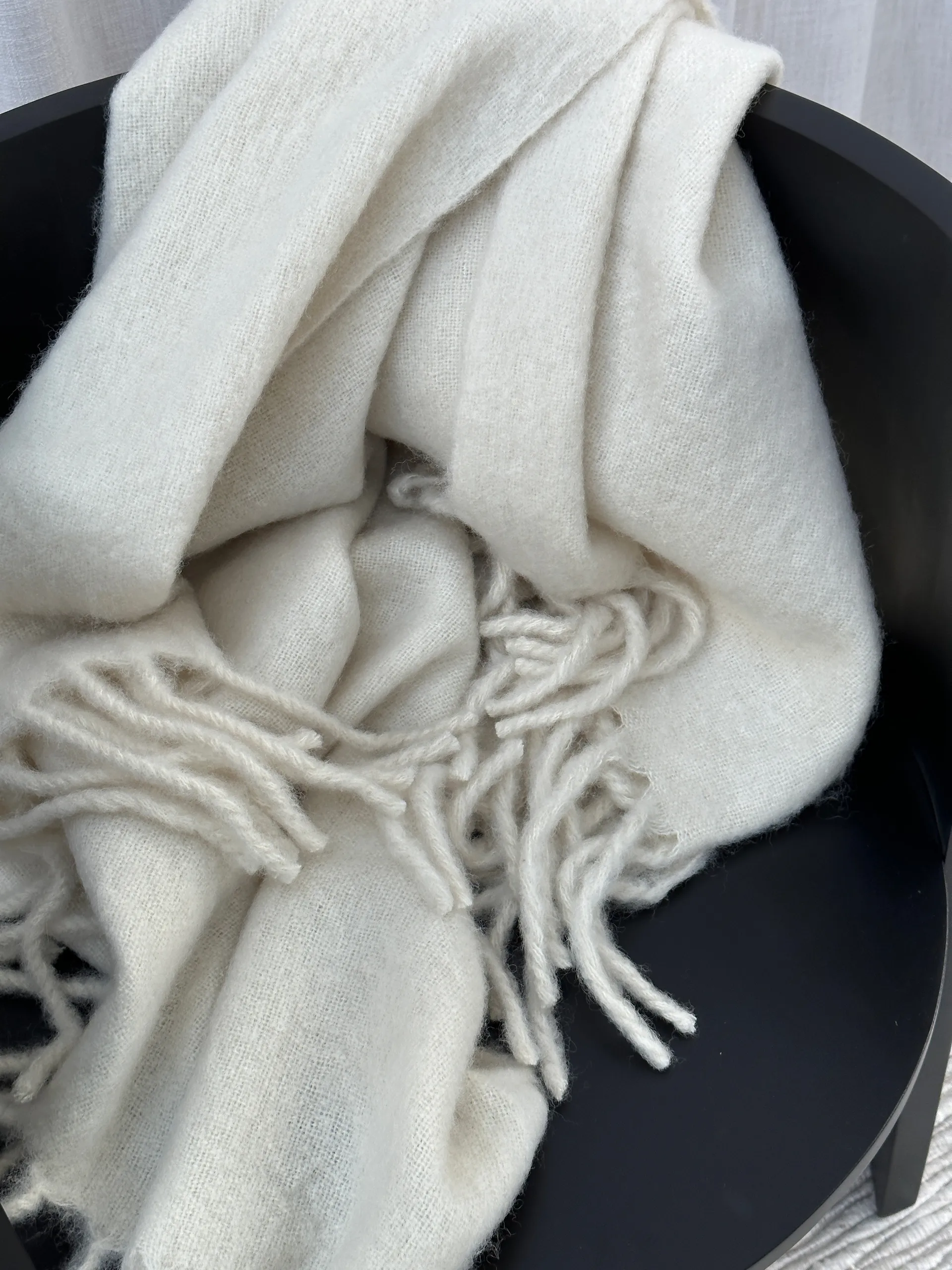 Jungberg wollen plaid 130x170 cm, Offwhite Tinted