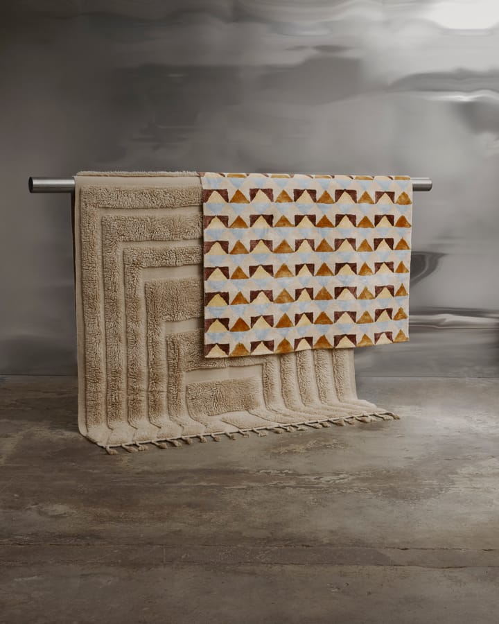 Kask wollen vloerkleed 300x400 cm, Beige Tinted