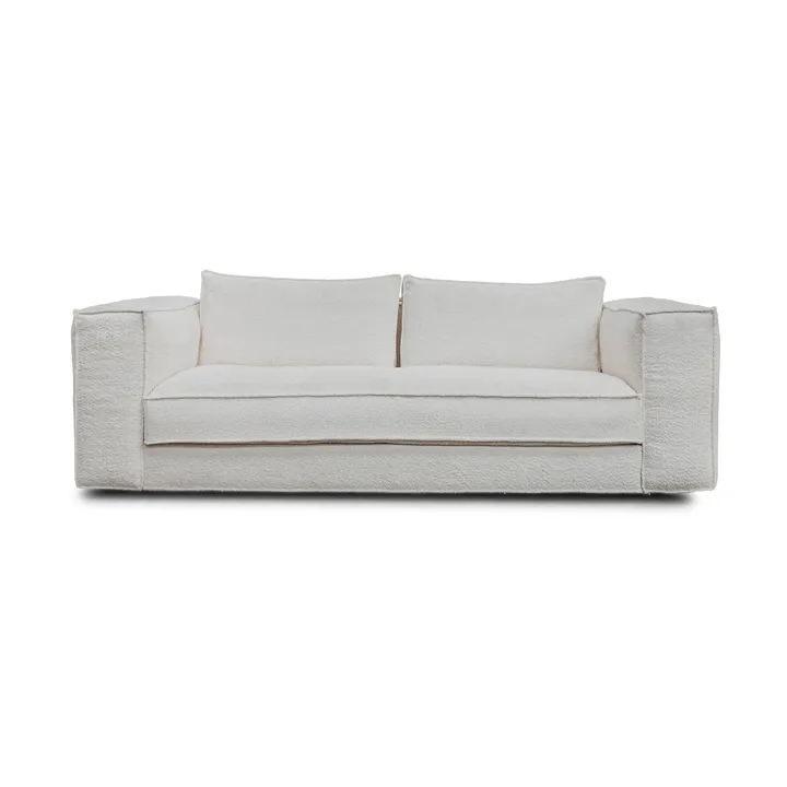 Klinge bank - Bouclé soft off-white - Tinted