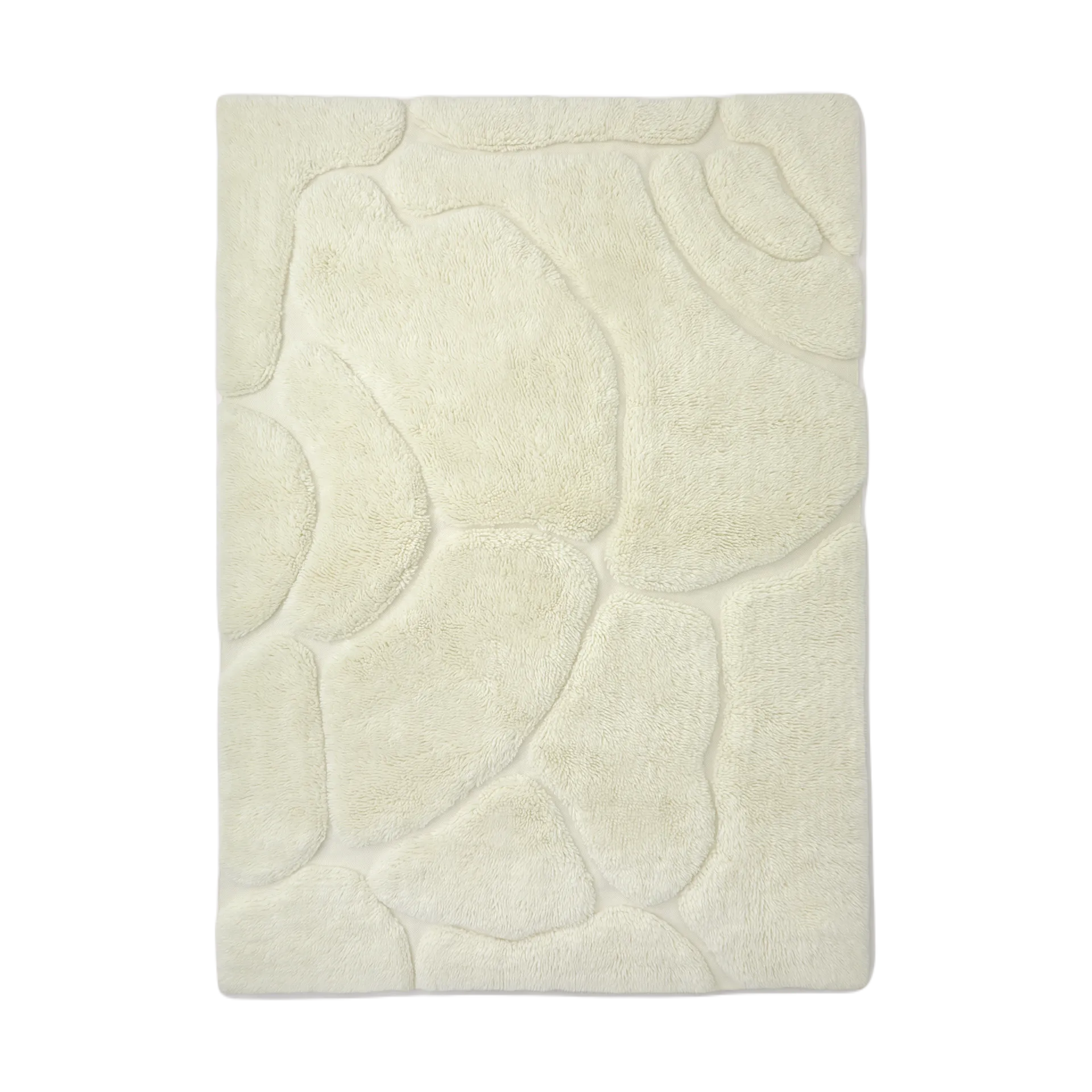 Kullin wollen vloerkleed 250x350 cm, Offwhite Tinted