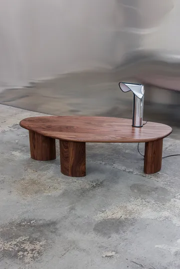 Lowe bijzettafel - Valnöt dark brown - Tinted