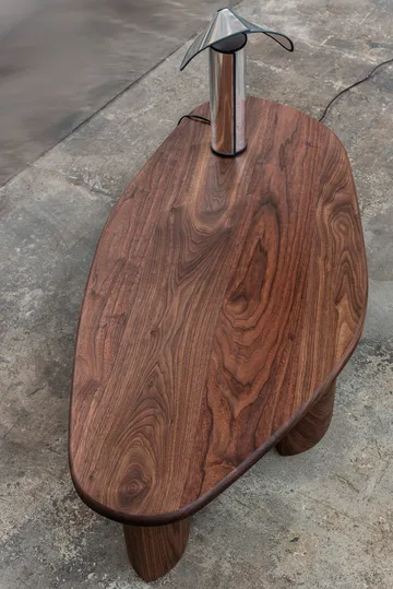 Lowe bijzettafel - Valnöt dark brown - Tinted