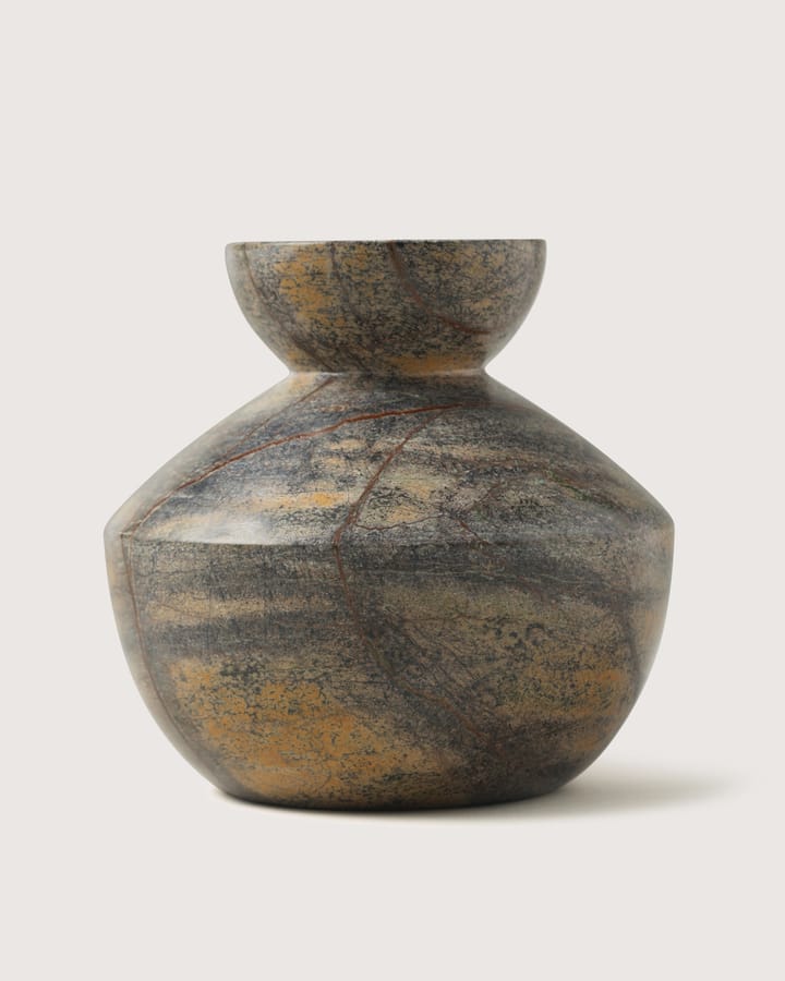 Malmros vaas Ø15x16 cm, Brown Tinted