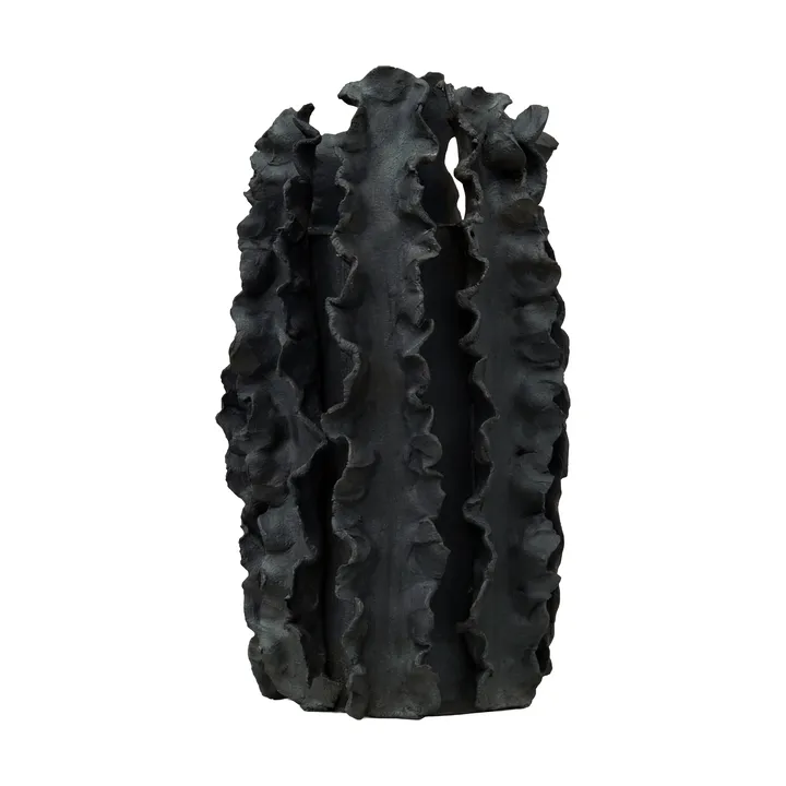 Melera vaas - Black, 33x16 cm - Tinted