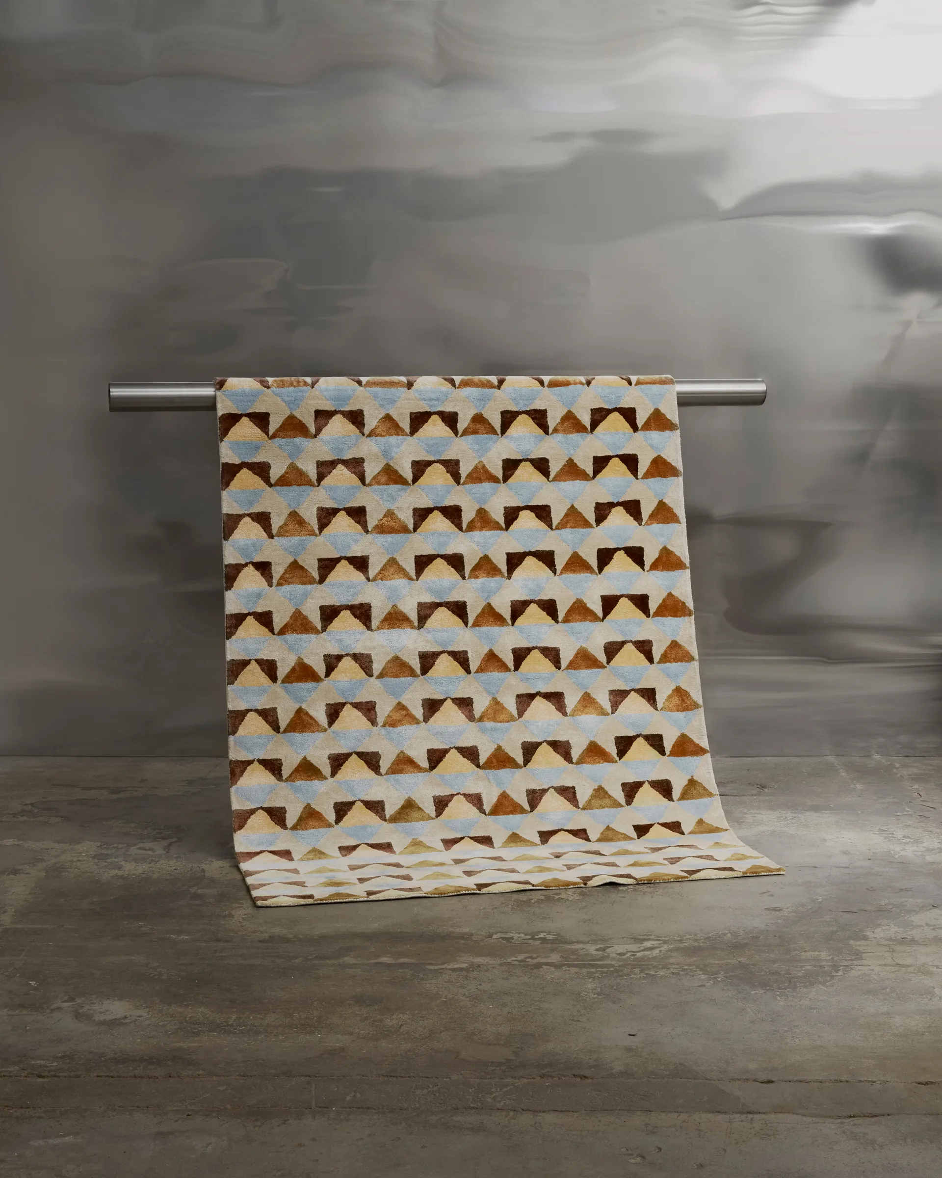 Mellin viscose vloerkleed 200x300 cm, Multi Tinted