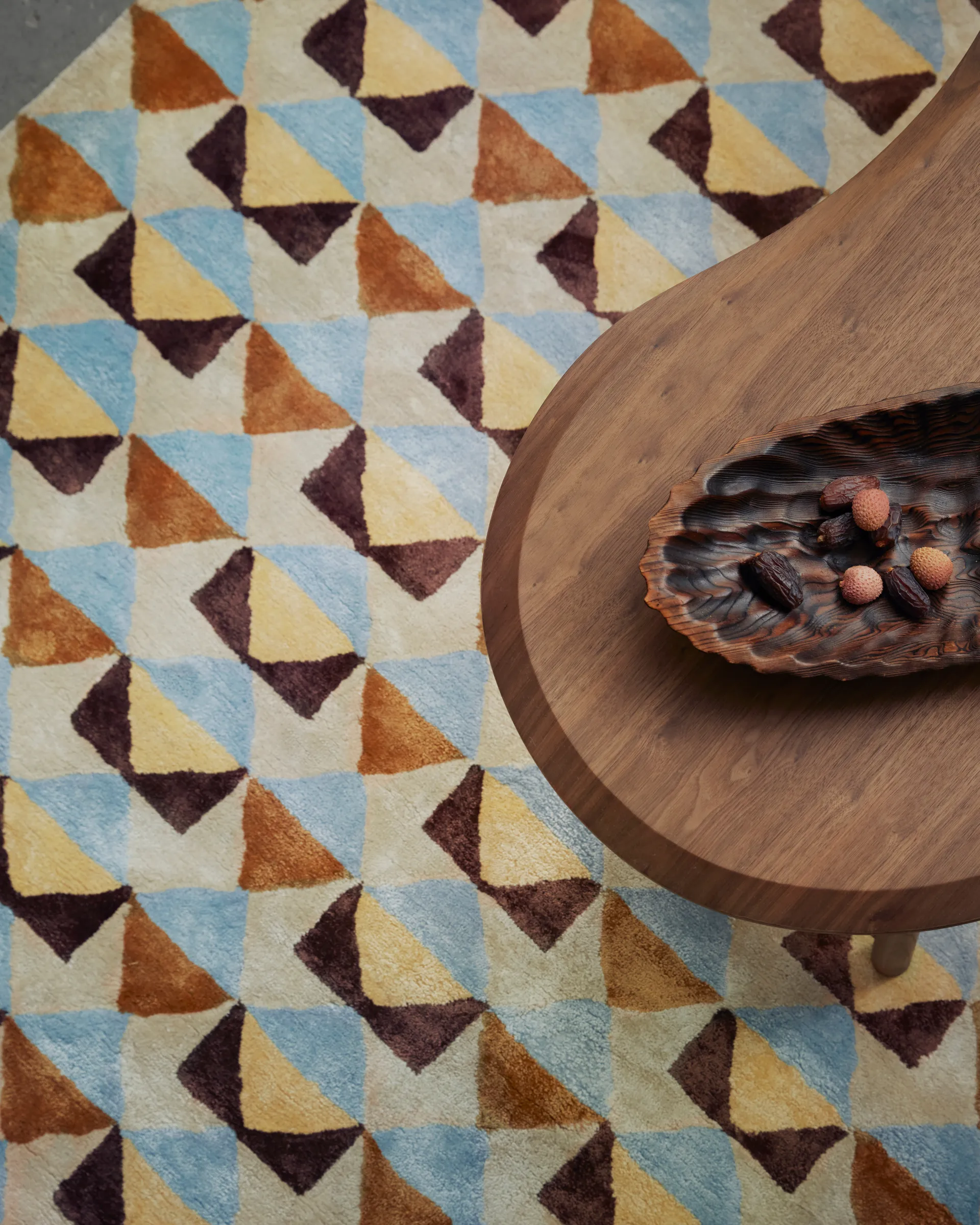 Mellin viscose vloerkleed 200x300 cm, Multi Tinted