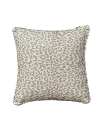 Norell sierkussen - Leopard beige-off white, 50x50 cm - Tinted