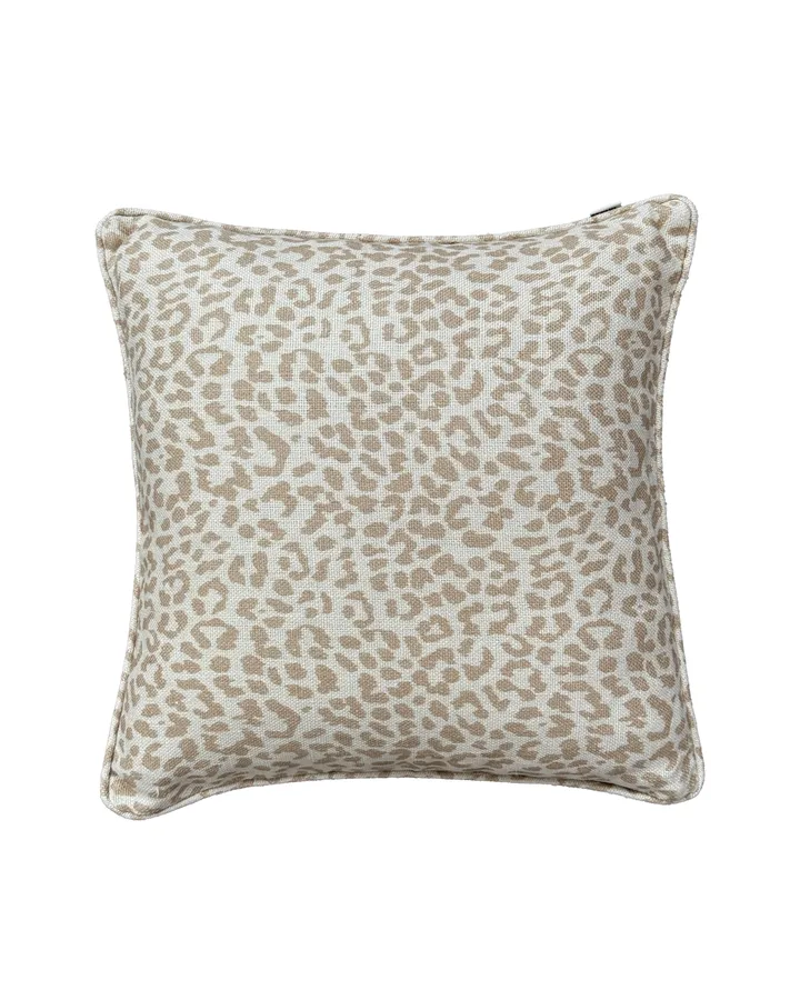 Norell sierkussen - Leopard beige-off white, 50x50 cm - Tinted