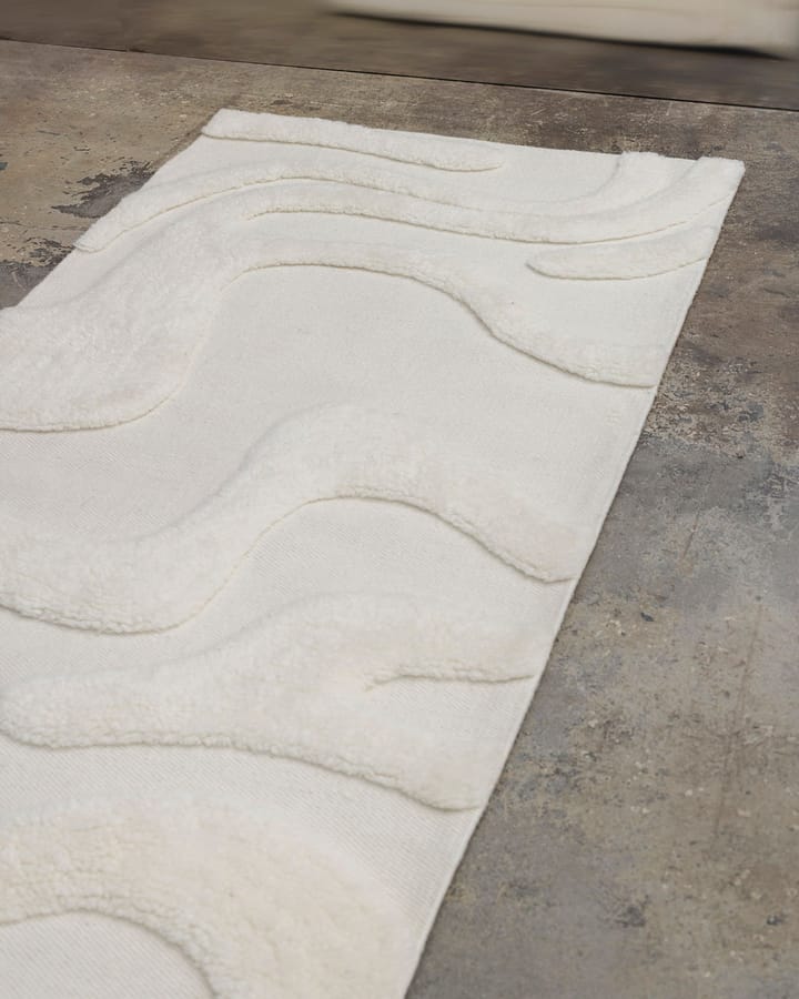 Norlander gangloper wol 80x300 cm, White Tinted