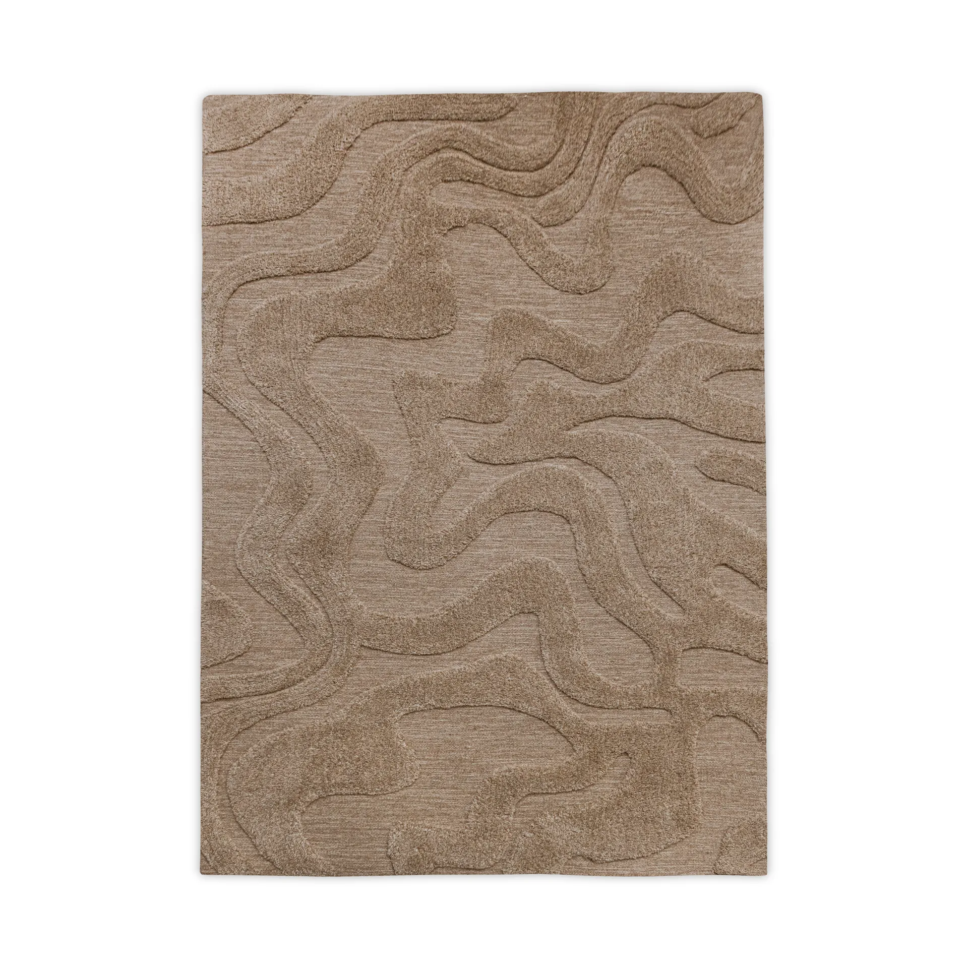 Norlander wollen vloerkleed 200x300 cm, Beige-melange Tinted