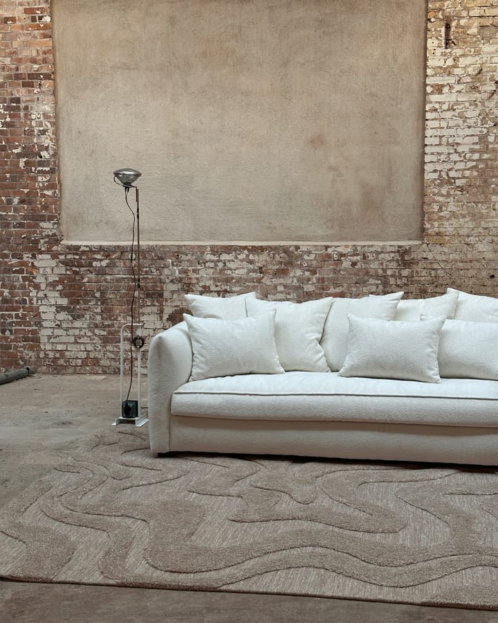 Norlander wollen vloerkleed 200x300 cm, Beige-melange Tinted