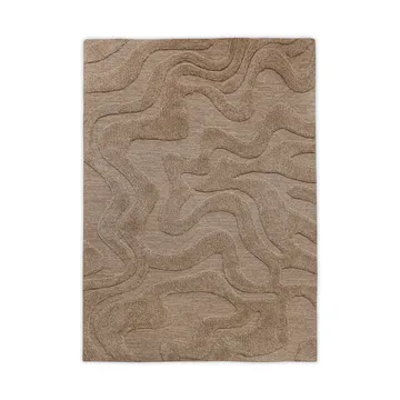 Norlander wollen vloerkleed 250x350 cm - Beige-melange - Tinted