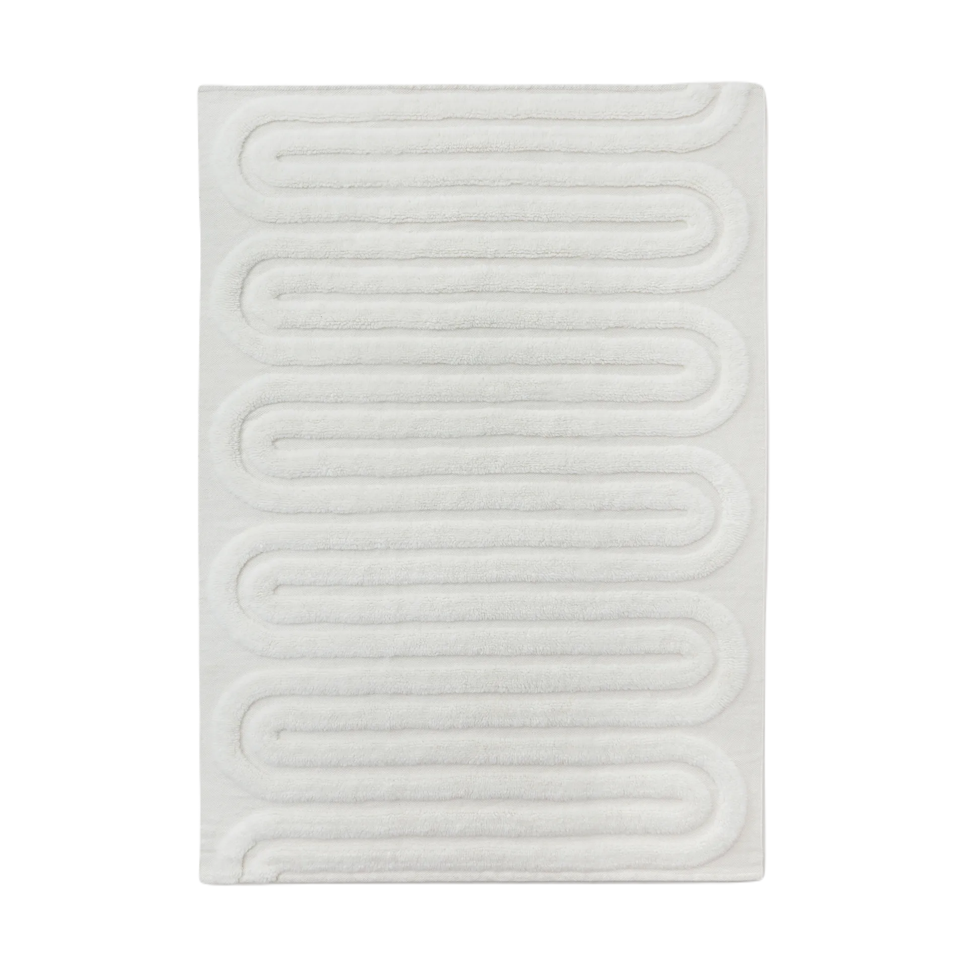 Riklund wollen vloerkleed 190x290 cm, Offwhite Tinted