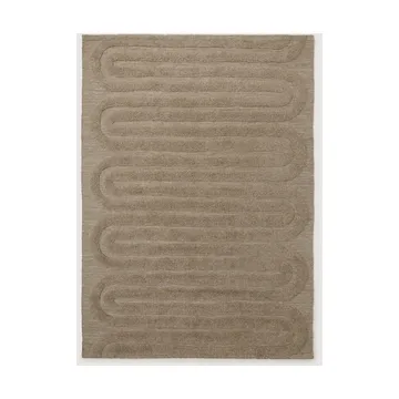 Riklund wolmat - Beige-melange, 250x350 cm - Tinted