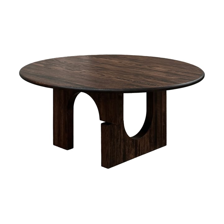 Sanders eettafel Ø160 cm - Donkergebeitst eiken - Tinted