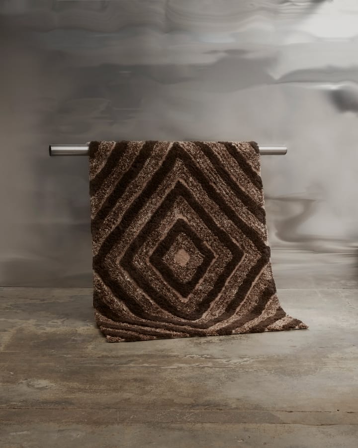 Stenborg wollen vloerkleed 200x300 cm, Brown Tinted
