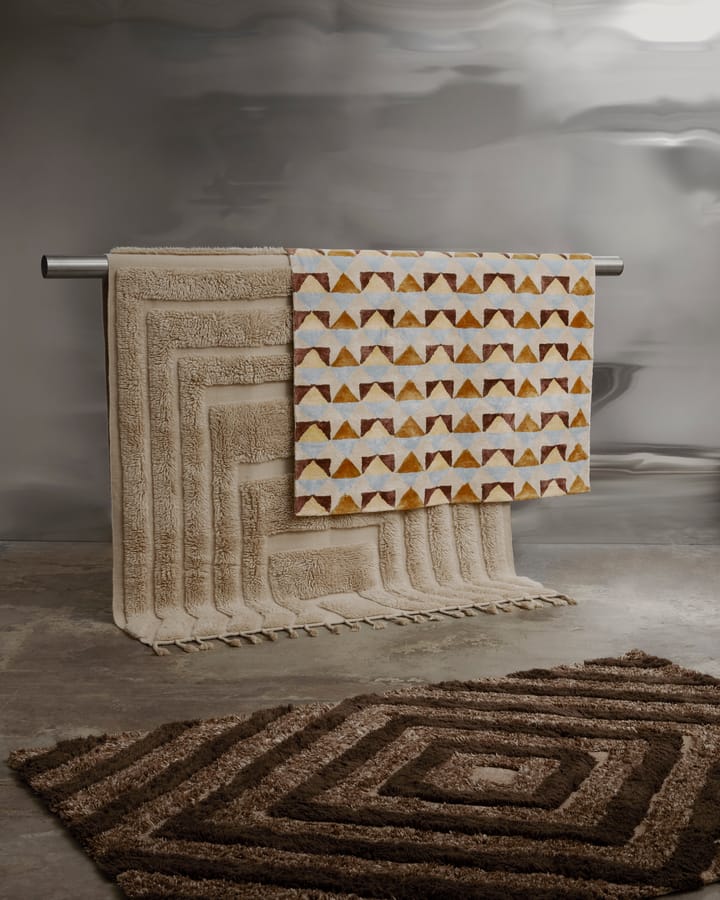 Stenborg wollen vloerkleed 200x300 cm, Brown Tinted