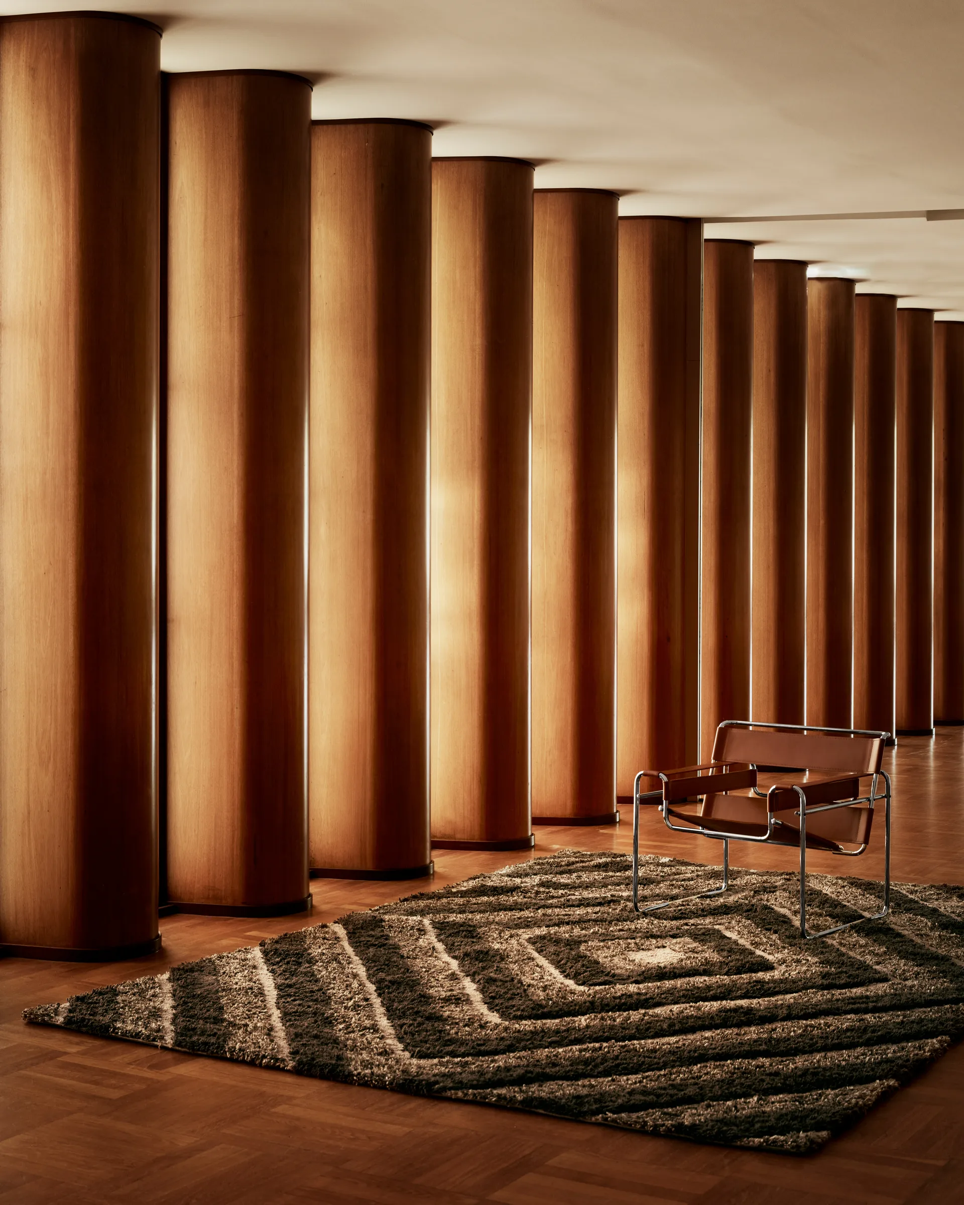 Stenborg wollen vloerkleed 200x300 cm, Brown Tinted