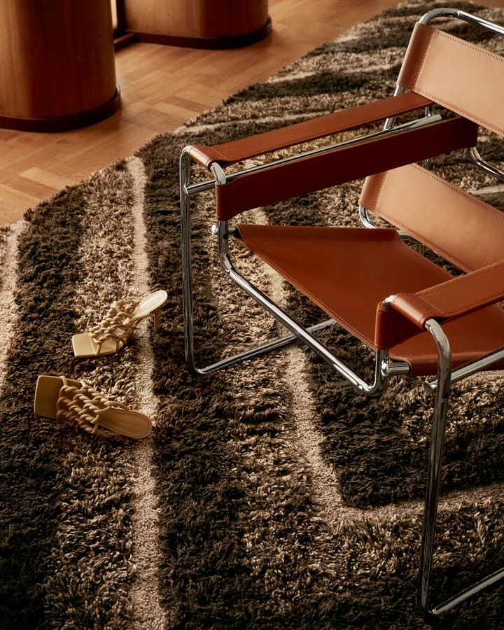 Stenborg wollen vloerkleed 200x300 cm, Brown Tinted