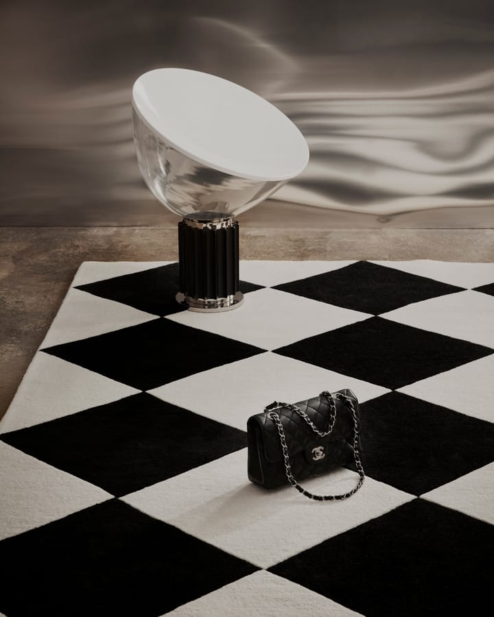 Tenman wollen vloerkleed 170x240 cm, Black-white Tinted