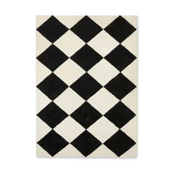 Tenman wollen vloerkleed 200x300 cm - Black-white - Tinted