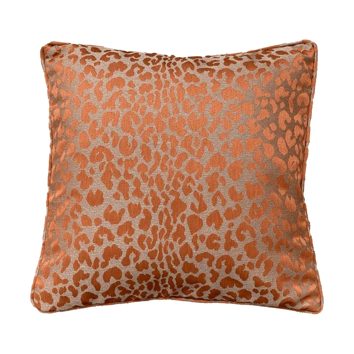 Vildklint leopard sierkussen - Rust, 50x50 cm - Tinted