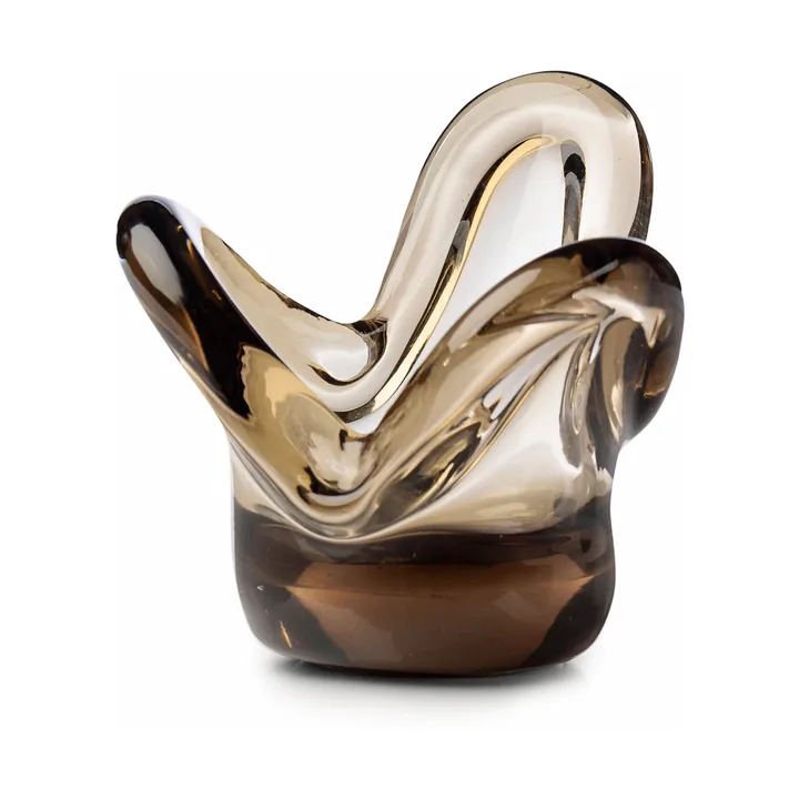 Visser kaarsenhouder - Brown - Tinted