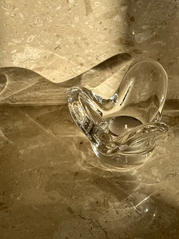 Visser kaarsenhouder - Clear - Tinted