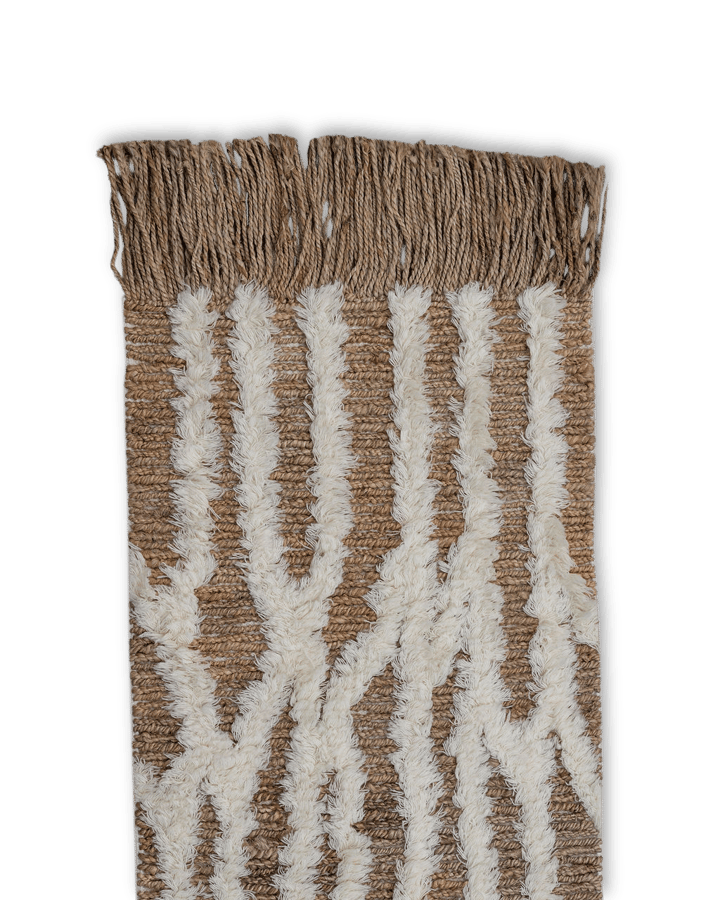 Wahl gangloper jute 80x250 cm - Brown-offwhite - Tinted