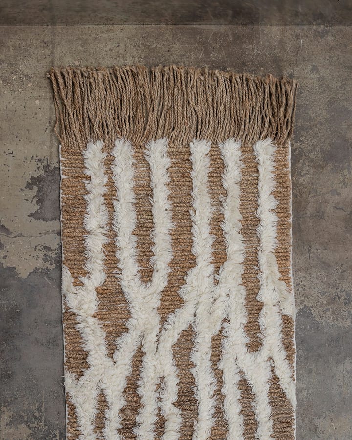 Wahl gangloper jute 80x300 cm, Brown-offwhite Tinted