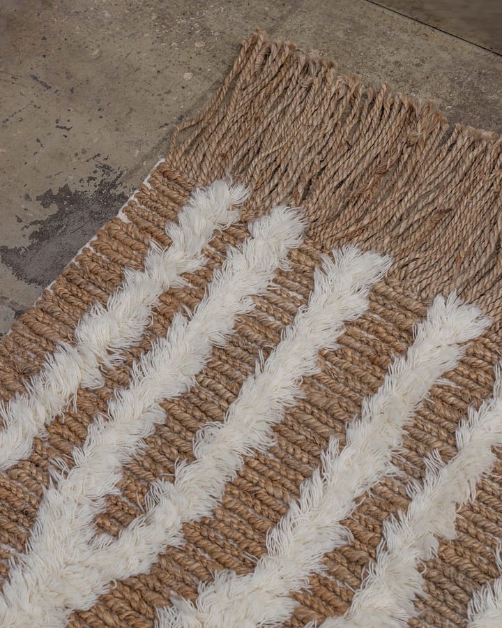 Wahl gangloper jute 80x300 cm, Brown-offwhite Tinted