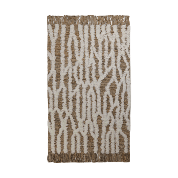 Wahl juten vloerkleed 170x240 cm - Brown-offwhite - Tinted