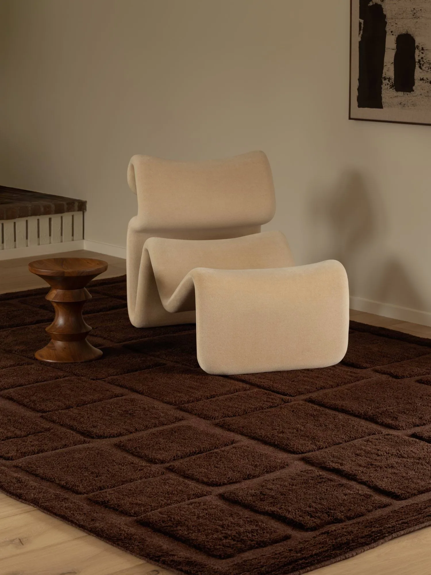 Wandel wolmat, Brown, 200x300 cm Tinted