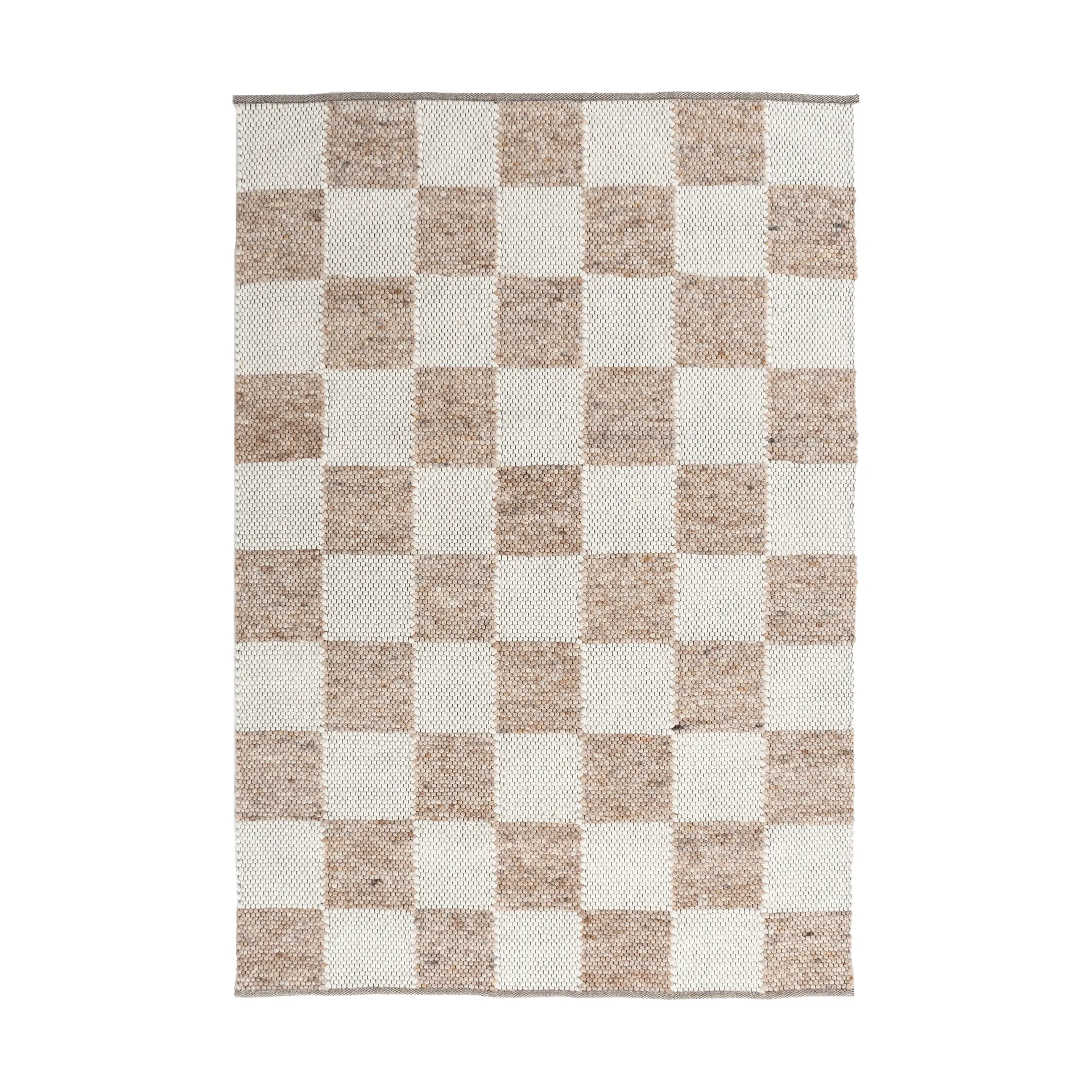 Gotland Design kleed Special Edition, Light brown-white nr. 2412, 70x140 cm Tisca