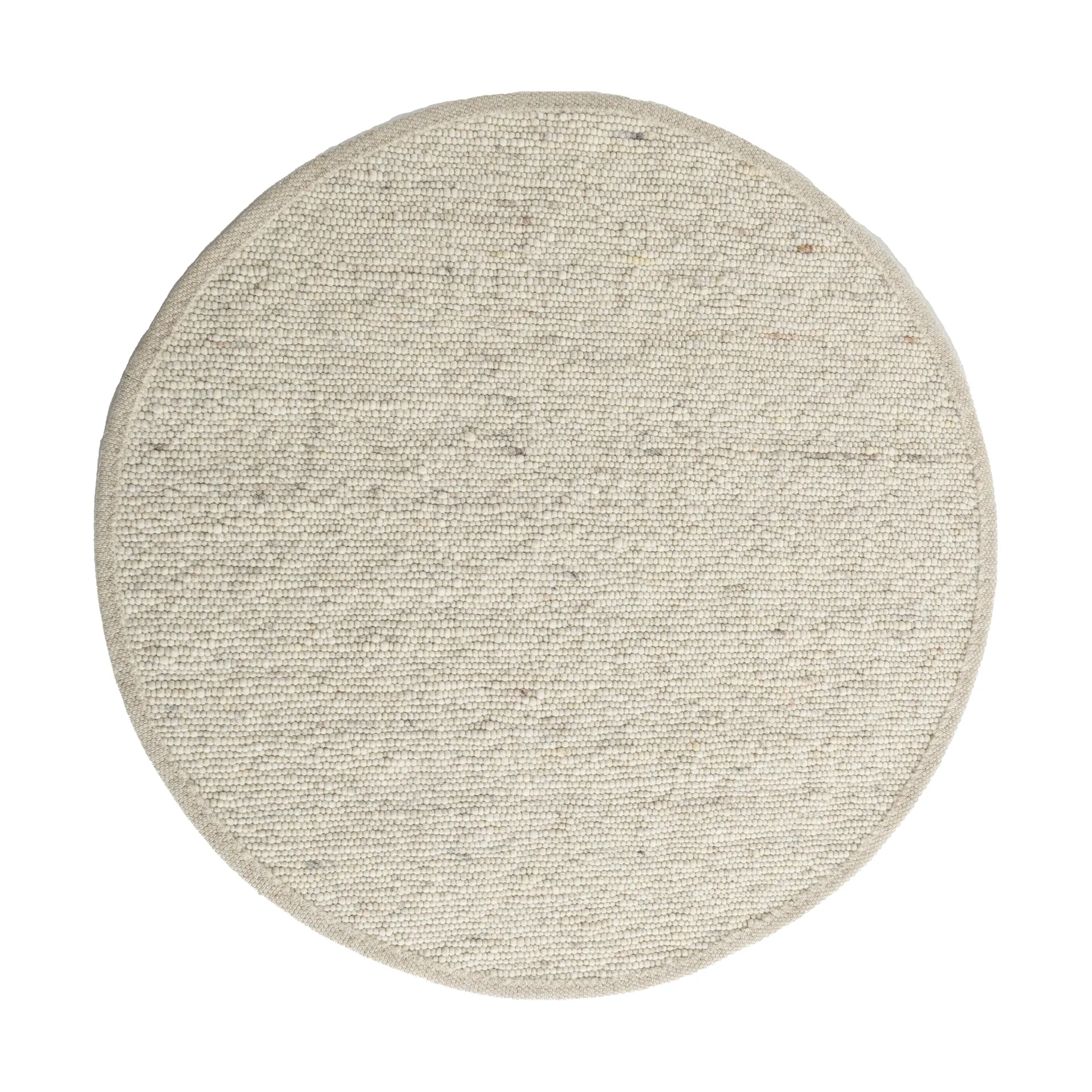 Sierrafil ronde Vloerkleed, Natural white nr. 11, Ø170 cm Tisca